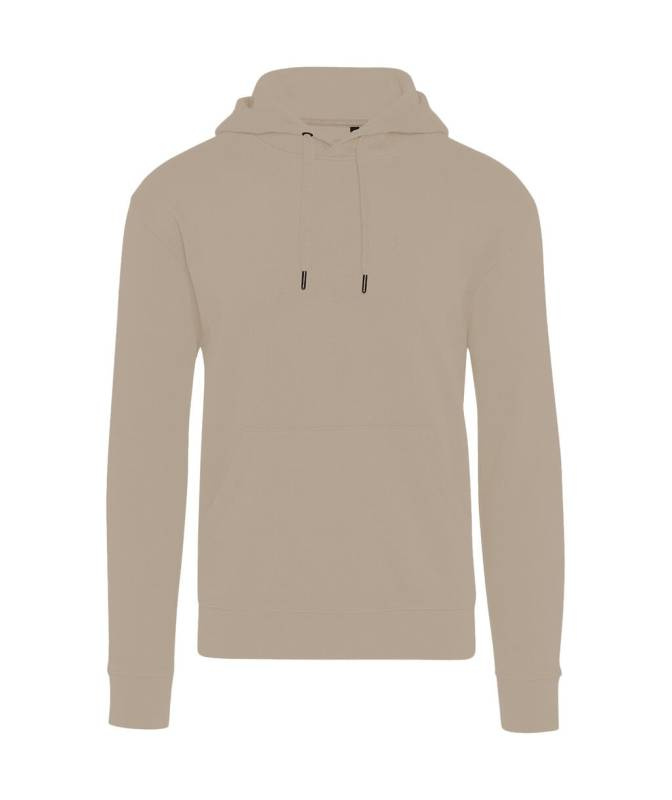 Unisex firminis megztinis be etiketės su gobtuvu, Pastelinis Macchiato – SG Signature (1)