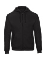ID.205 50/50 džemperis su gobtuvu ir užtrauktuku, unisex, Raudona