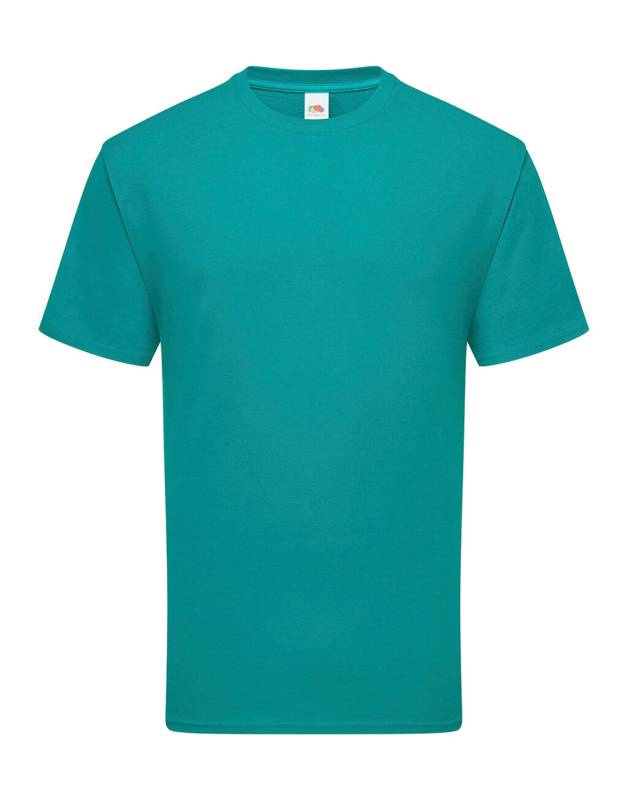 Ikoniniai 195 Ringspun Premium marškinėliai, Vandenyno žalsvai mėlyna – Fruit of the Loom (1)
