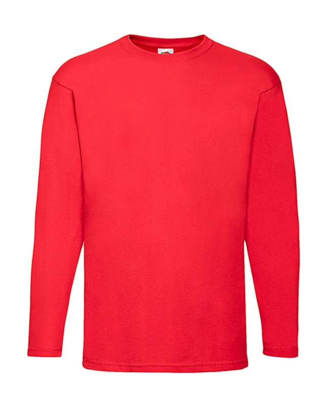 „Valueweight“ LS T, spalva: raudona – Fruit of the Loom (1)