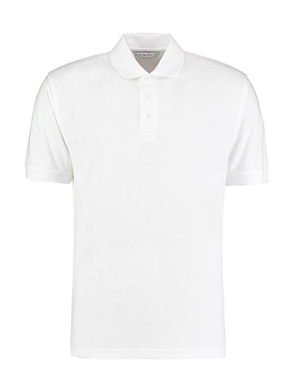 Vyriški klasikiniai tinkami Polo Superwash® 60º, spalva: balta – Kustom Kit (1)