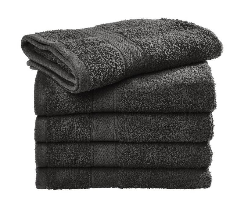 Reino paplūdimio rankšluostis COMFORT, spalva: juoda – SG Accessories - TOWELS (1)