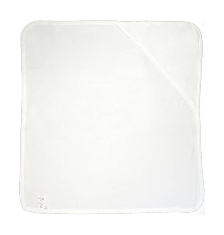 Kūdikio gobtuvas su gobtuvu, Balta/balta ekologiška – Babybugz (1)