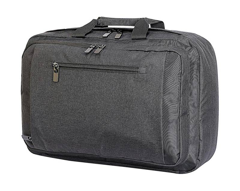 Bordo hibridinis nešiojamojo kompiuterio portfelis, Anglies melanžo/juoda – Shugon (1)