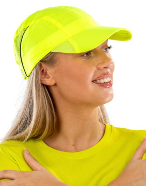 „Spiro Impact“ sportinė kepuraitė, Fluorescencinė geltona – Result Headwear (3)