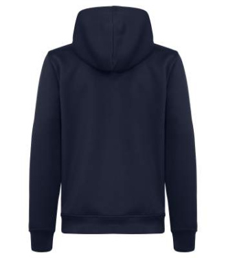 Basic Active – džemperis su gobtuvu (vaikams), Tamsiai tamsiai mėlyna - Clique (2)