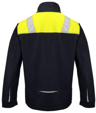 5437 COTTON – striukė, Juoda/Geltona – ProJob (3)