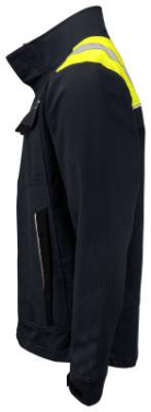 5437 COTTON – striukė, Juoda/Geltona – ProJob (4)
