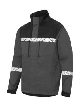 7416 9910-VIZ – darbinė striukė, Pilka/juoda - ProJob (2)