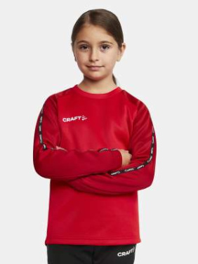 Squad 2.0 – džemperis apvalia iškirpte (vaikams), Ryškiai raudonas ekspresas - Craft (3)
