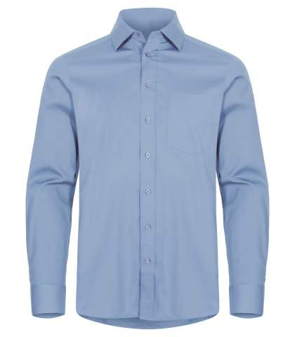 Stretch L/S – marškiniai, Šviesiai mėlyna – Clique (1)