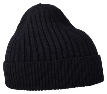 9063 KNITTED – kepurė, Juoda – ProJob (4)