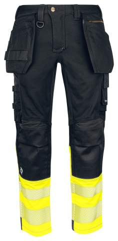 6525 – kelnės, EN ISO 20471 CLASS 1, Geltona/juoda - ProJob (1)
