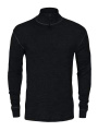 3107 UNDERSHIRT, WOOL – polo marškinėliai, Juoda