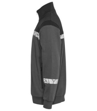 7103 ZIP 9910-VIZ – džemperis, Pilka/juoda - ProJob (4)