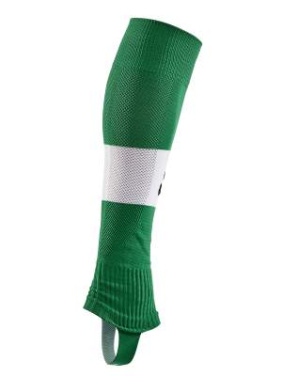 Pro Control Stripe W-O Foot – kojinės (vaikams), Žalia/balta komanda - Craft (2)