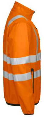 6412 EN ISO 20471 CLASS 3 – softshell striukė, Oranžinė/juoda – ProJob (4)
