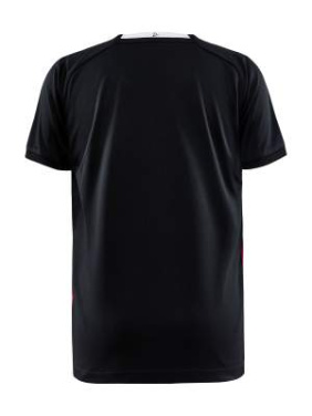 Progress 2.0 Stripe – sportiniai marškinėliai (vaikams), Juoda/Ryškiai raudona - Craft (2)