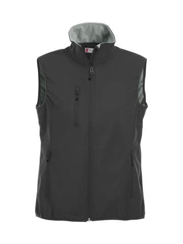 Basic Softshell Ladies – liemenė, juoda – Clique (1)