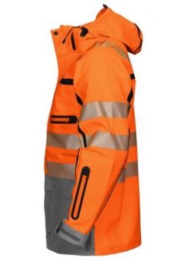 6417 FUNCTIONAL EN ISO 20471 CLASS 3/2 – striukė, Oranžinė/pilka – ProJob (3)