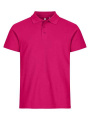 Basic – polo marškinėliai, ryški vyšninė