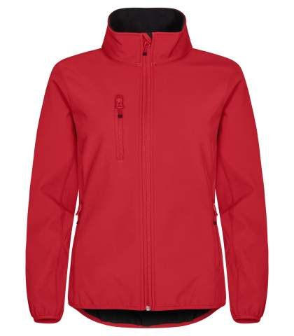 Classic – softshell striukė (moterims), Raudona - Clique (1)
