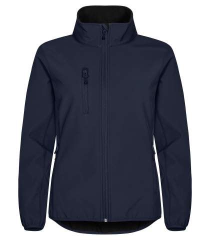 Classic – softshell striukė (moterims), Tamsiai mėlyna - Clique (1)