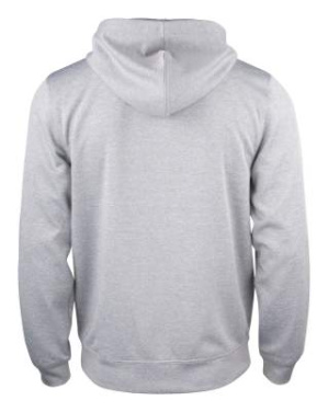 Basic Active Hoody – džemperis su užtrauktuku, pilka melanžas – Clique (2)