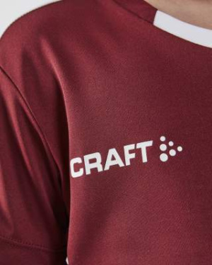 Progress Contrast – sportiniai marškinėliai (vaikams), Kaštoninė - Craft (2)