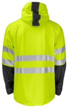 6431 RAIN JACKET EN ISO 20471 CLASS 3/2 – šortai, Geltona/juoda - ProJob (2)