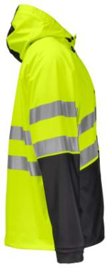 6431 RAIN JACKET EN ISO 20471 CLASS 3/2 – šortai, Geltona/juoda - ProJob (4)