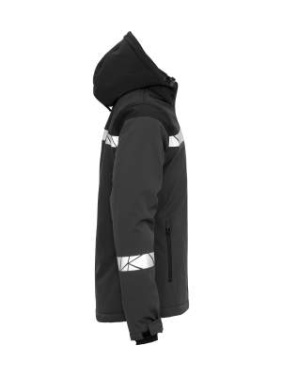 7418 PADDED, 9910-VIZ – softshell striukė (moterims), Pilka/juoda - ProJob (4)