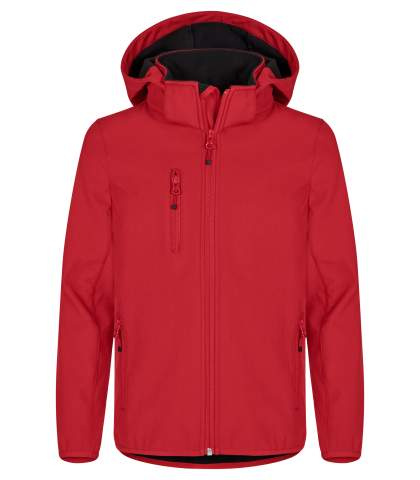 Classic – softshell striukė (vaikams), Raudona - Clique (1)