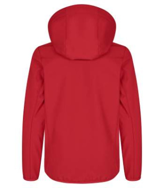 Classic – softshell striukė (vaikams), Raudona - Clique (2)