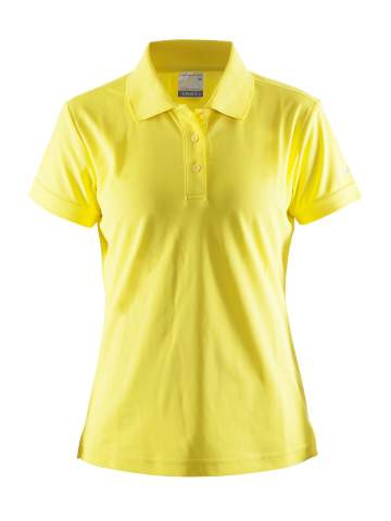 Shirt Pique Classic – polo marškinėliai (moterims), Geltona - Craft (1)