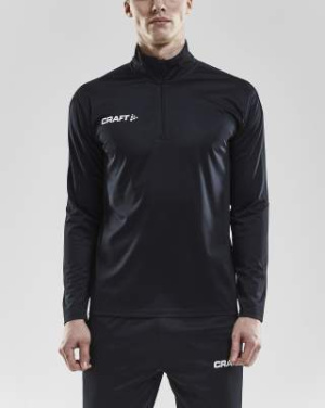 Progress Halfzip LS – marškinėliai (vyrams), Juoda - Craft (2)