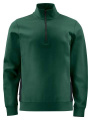 2128, HALF ZIP – džemperis, Miško žalia