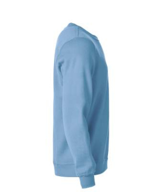 Basic – džemperis apvalia iškirpte, šviesiai mėlyna - Clique (4)