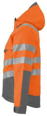 6422 EN ISO 20471 CLASS 3 – pašiltinta striukė, Oranžinė/pilka – ProJob (4)