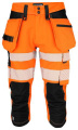 6577 PIRATE EN ISO 20471 CLASS 2/1 – kelnės, Oranžinė/juoda