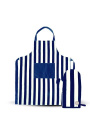 Aron apron & bbq set – pirštinės, Mėlyna/Smėlio spalvos