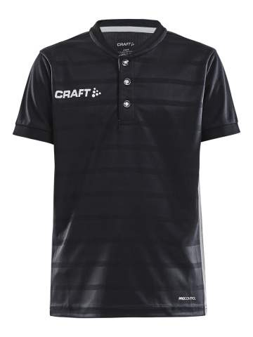 Pro Control Button – sportiniai marškinėliai (vaikams), Juoda/balta - Craft (1)