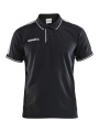 „Pro Control“ polo marškinėliai M, Juoda/balta