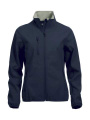 Basic Ladies – softshell striukė, tamsiai mėlyna