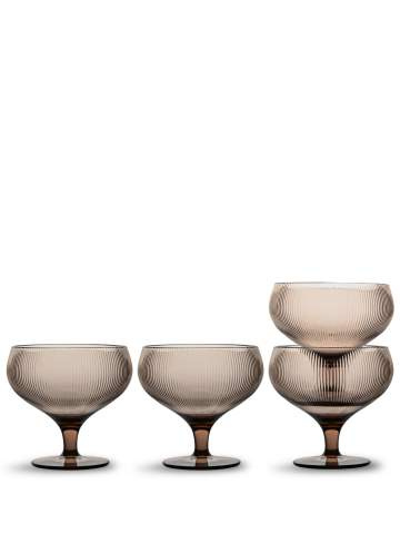 Billi coupe rPET – stiklinė, 4 vnt. - Sagaform, Ruda (1)