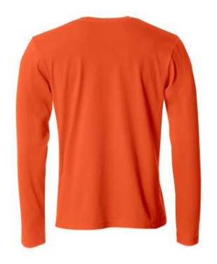 Basic-T L/S – marškinėliai, kraujo apelsinas - Clique (2)
