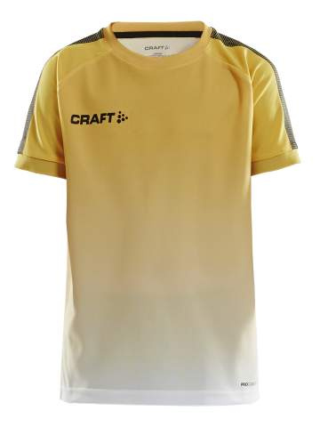 Pro Control Fade – sportiniai marškinėliai (vaikams), Švedija Geltona/Juoda - Craft (1)