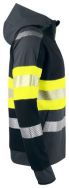 6122 TECHNICAL HOOD EN ISO 20471 CLASS 1 – striukė, Geltona/juoda – ProJob (4)