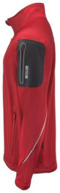 3319 MICROFLEECE – striukė, Raudona – ProJob (3)