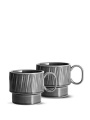 Coffee & More tea – puodelis, 2 vnt., Pilka